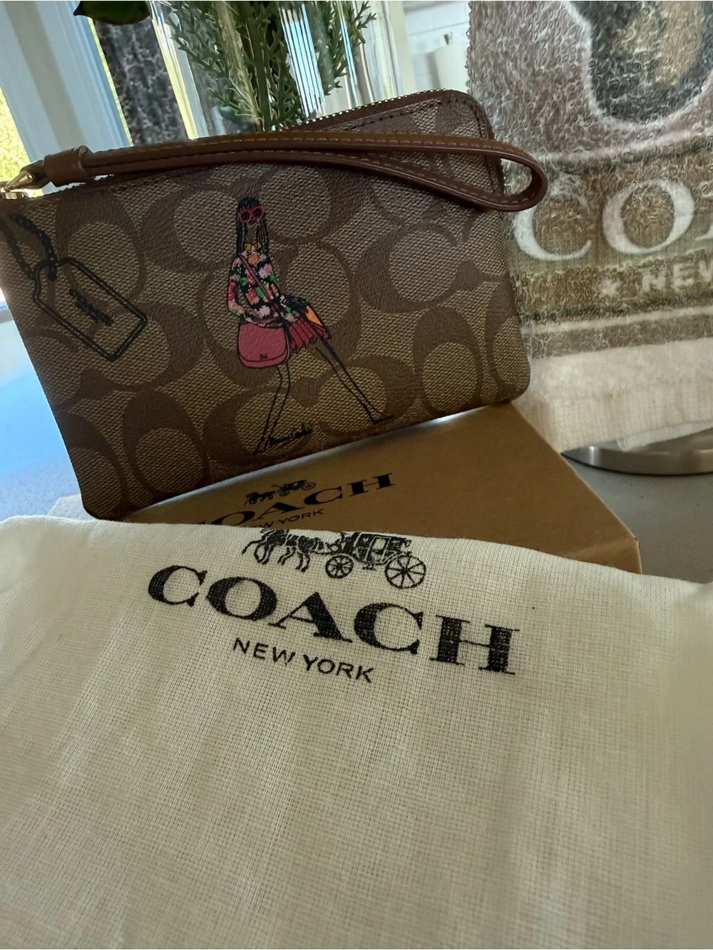 Coach Bonnie cashin limited edition collectors piece signature wristlet